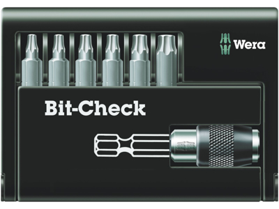 WERA Bitssæt Bit-Check 8067-6 BO Torx/Z