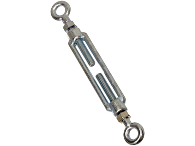 Bardunstrammer øje/øje galv. 8mm