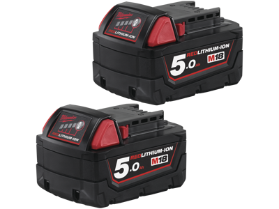 Milwaukee Startsæt M18, 2×batteri M18 B5 5,0Ah