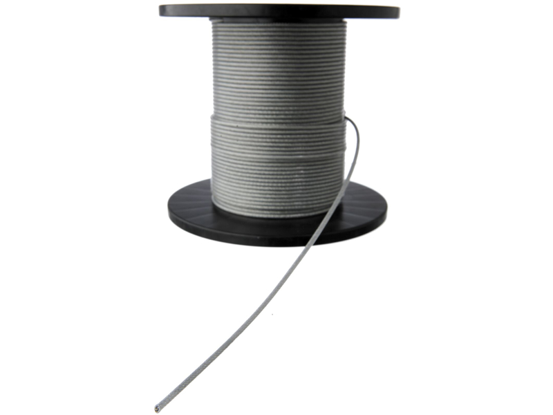 PVC-f. stålwire 6×7+1FC 6-8mm×110m