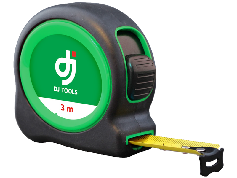 DJ TOOLS båndmål AP kl. II stål/ABS-hus 3 mtr