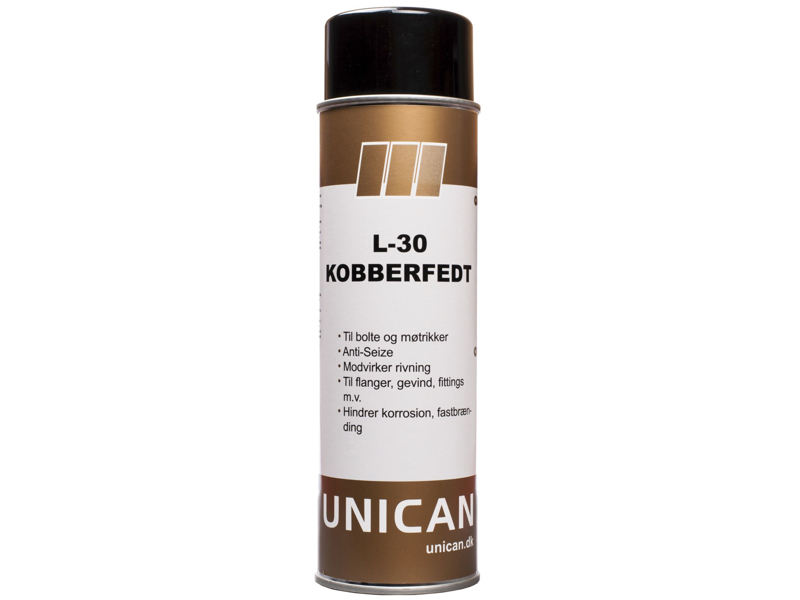 Unican L-30 kobberfedt spray 500ml