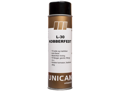 Unican L-30 kobberfedt spray 500ml