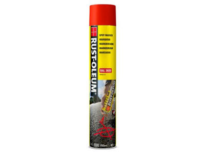 MARKERINGSSPRAY RØD RAL 3020, 750 ML
