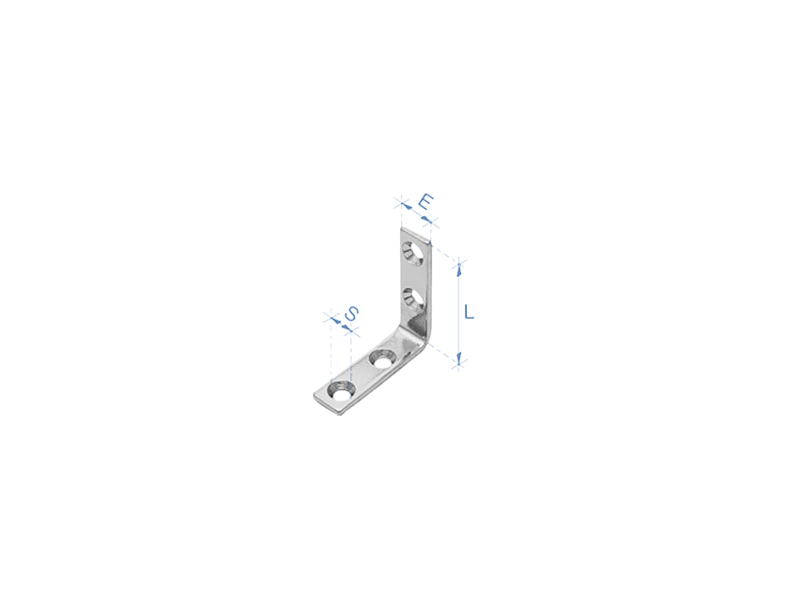 Vinkel RF AISI 304 3 x 61 x 15 mm