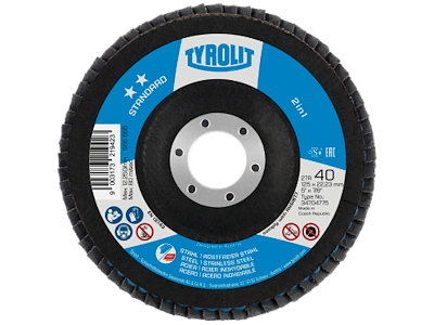 Tyrolit Lamelslibeskive Standard skrå 27XLA ø125 ZA40-425
