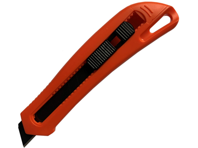 Bato Hobbykniv, plast m/skydelås, 18mm knæk-af blad