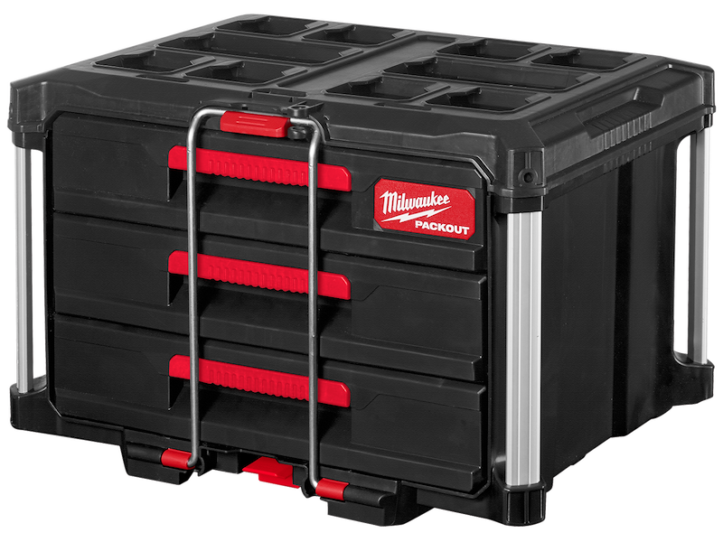 Kuffert m/3 skuffer Packout-system 560×410×360mm