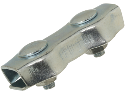 Pladewirelås duplex galvaniseret 5mm
