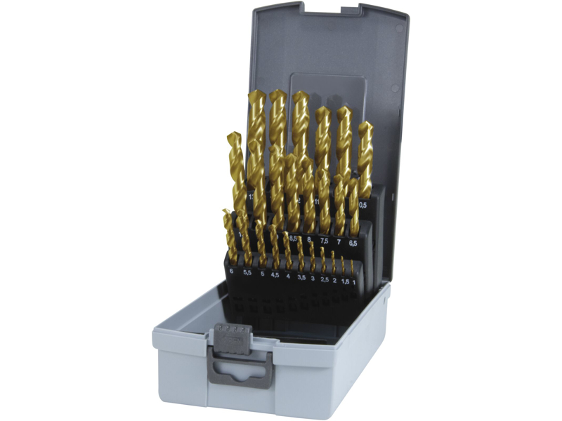Ruko Spiralborsæt HSSG TiN 1-13×0,5mm ks