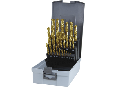 Ruko Spiralborsæt HSSG TiN 1-13×0,5mm ks
