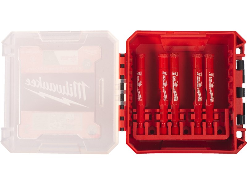 Milwaukee Diamantborsæt til våd/tørboring 8mm 5stk