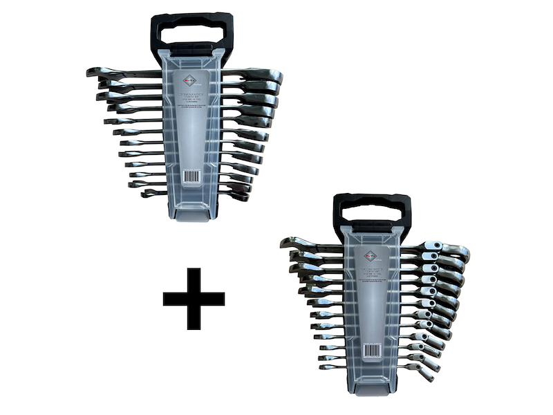 BATO Ringskralde/Flex-led nøgle sæt 8-19 mm 24 dele (2595+2590)