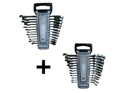 BATO Ringskralde/Flex-led nøgle sæt 8-19 mm 24 dele (2595+2590)