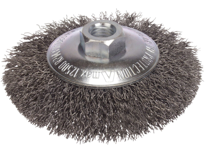 Keglebørste M14 ø100×10mm stål 0,35