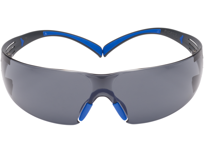 3M SecureFit 400 brille blå/grå anti-dug grå glas