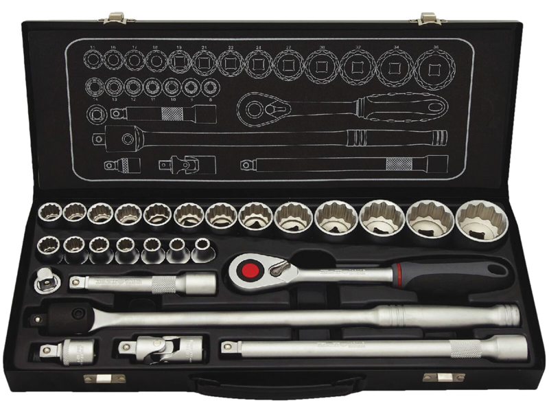 Bato Topnøglesæt 1/2" 12kt.B-S1114