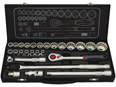 Bato Topnøglesæt 1/2" 12kt.B-S1114