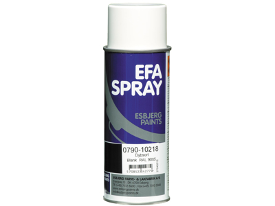 Esbjerg paint Efaspray dybsort Blank 400 ml