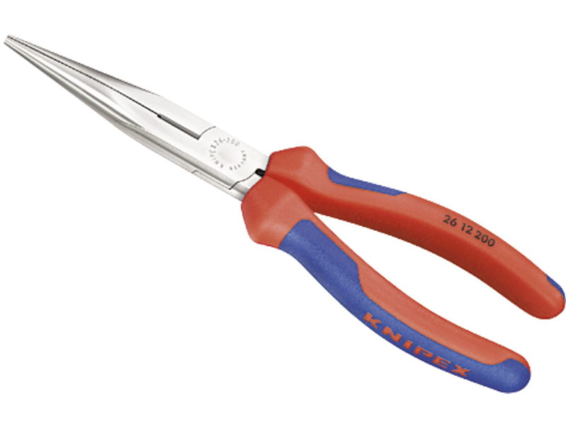 Knipex Fladrundtang m/skær 26 12 200 mm