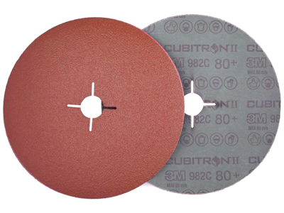 3M Cubitron II fiberrondel 982C m/slots P60 125mm