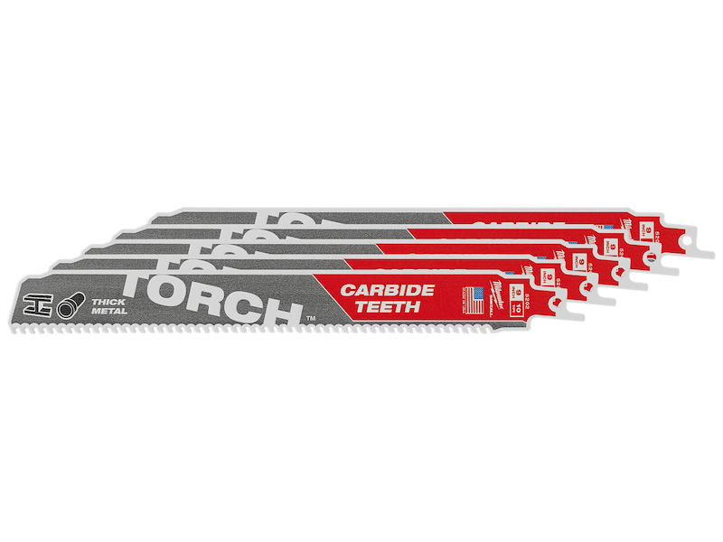 Milwaukee Bajonetsavblad Torch Carbide 230×10tpi, 5stk