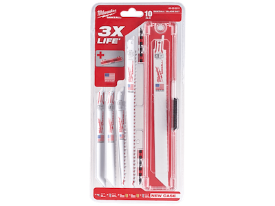 Milwaukee Bajonetsavblade, 4 typer, sæt 10 stk