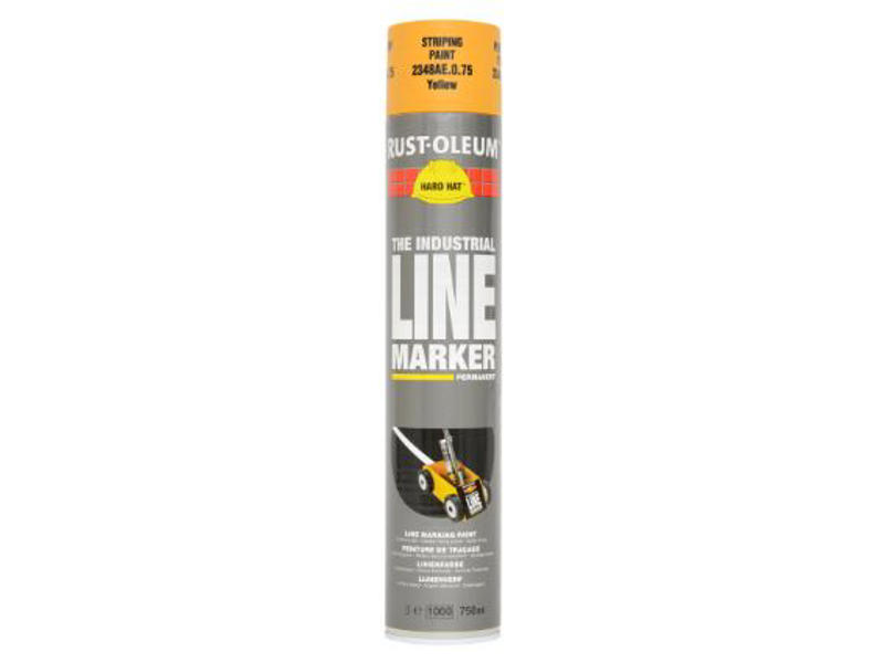 HARD HAT 2348 SPRAY 750 ML GUL STRIBEMALING