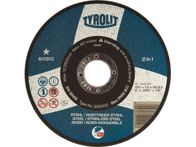 Tyrolit Class.Sk.Skive 41C Ø125x1,6 A46-BF
