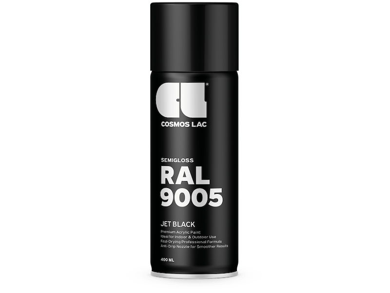 Cosmos Lac Semigloss Black N323 Rall 9005 400 ml