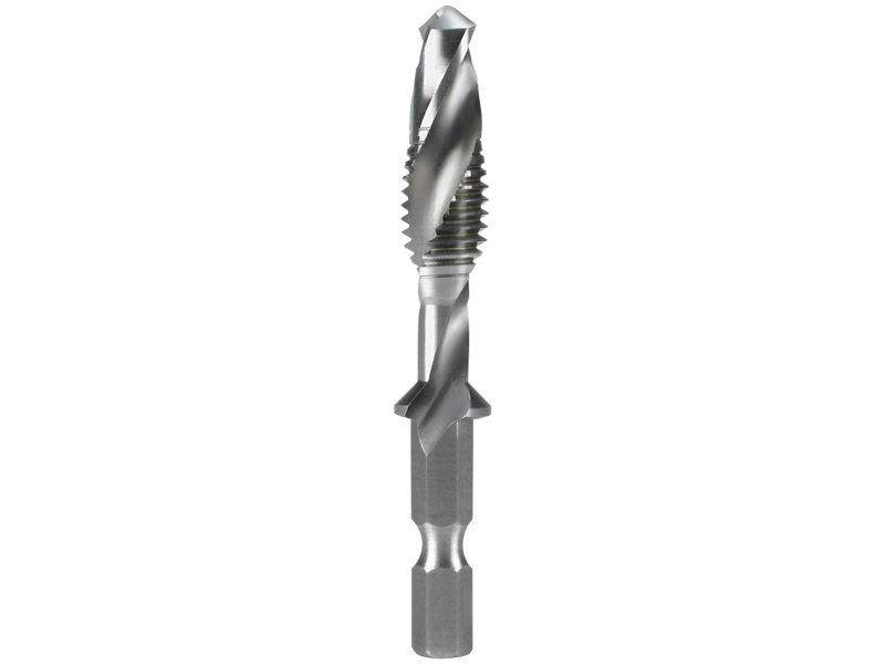 Kombitap HSS 1/4"bit-skaft M6 lang