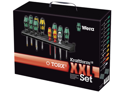 WERA Skruetrækkersæt Kraftform XXL TX