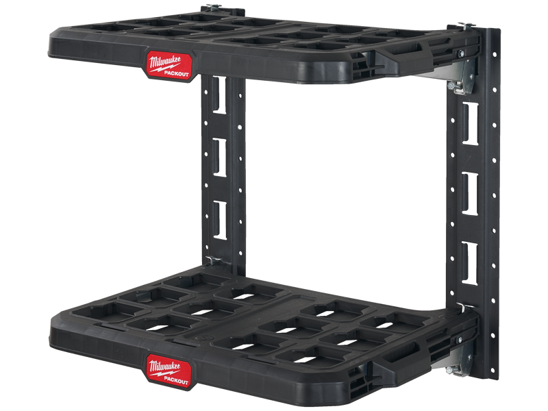 Milwaukee Hyldesystem komplet m/2 hylder, Packout