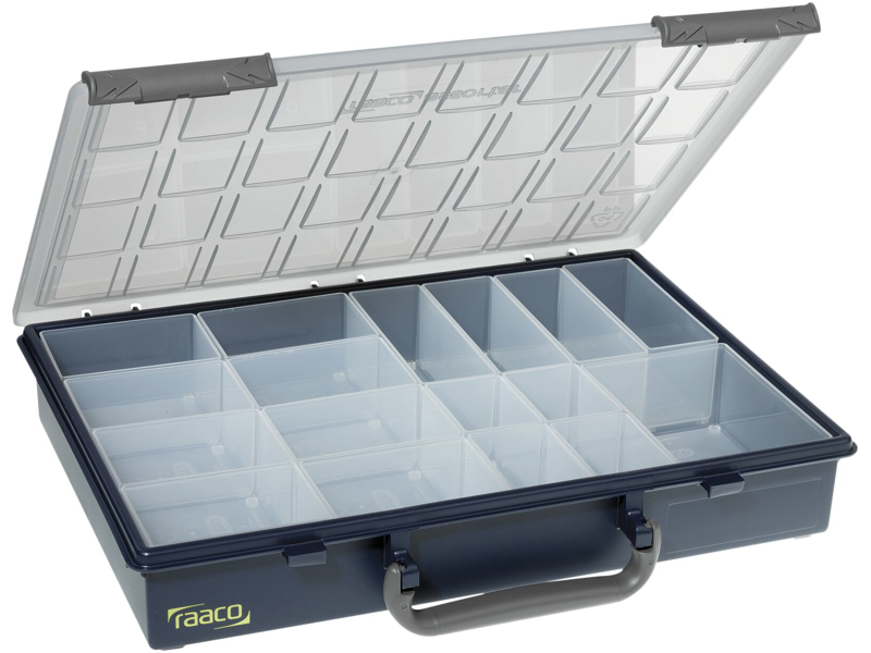 Raaco Assorter 55 4x8-17 57×338×261 blå