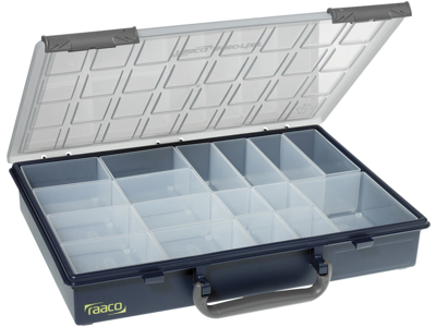 Raaco Assorter 55 4x8-17 57×338×261 blå