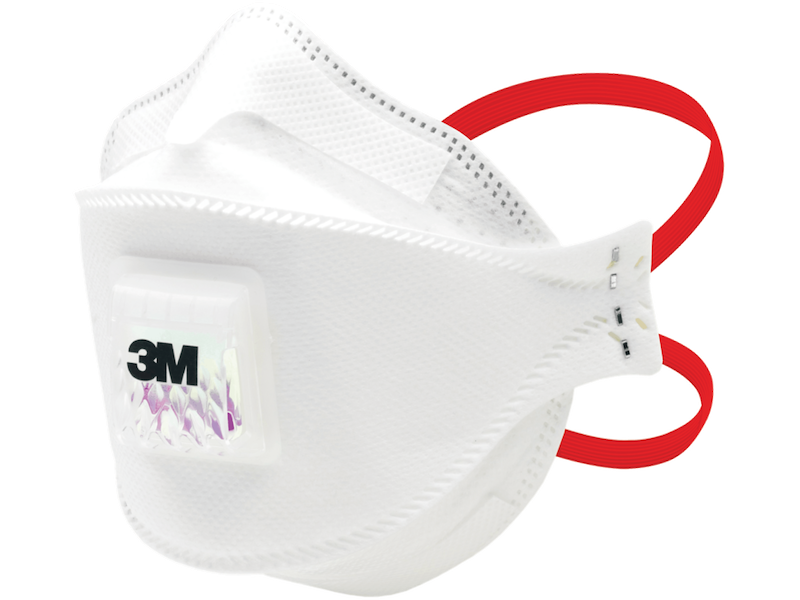 3M Aura støvmaske FFP3 m/ventil 9332+Gen3, 10 stk