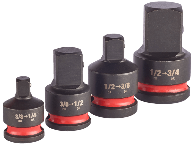 Milwaukee Slagtopadaptere Shockwave Impact Duty, sæt 4srtk