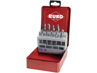 Ruko HM-fræsersæt t/alu.i stålks.10 dele