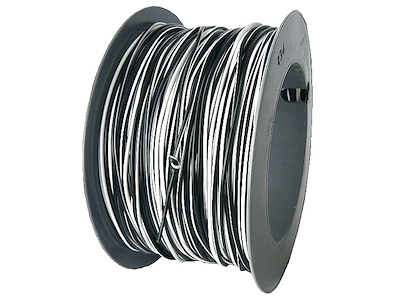 Autoledning 1x0.75 sort/hvid