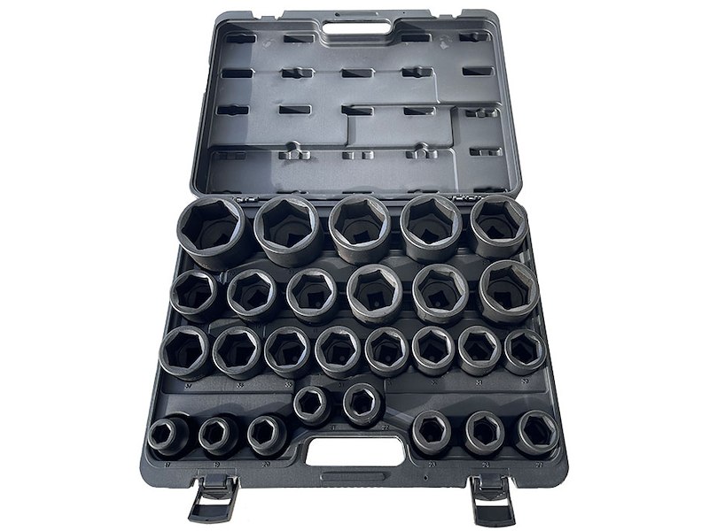 BATO Krafttopsæt 3/4" 17-60mm. Kort. 27 dele