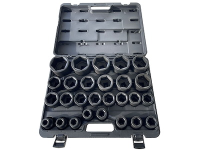 BATO Krafttopsæt 3/4" 17-60mm. Kort. 27 dele