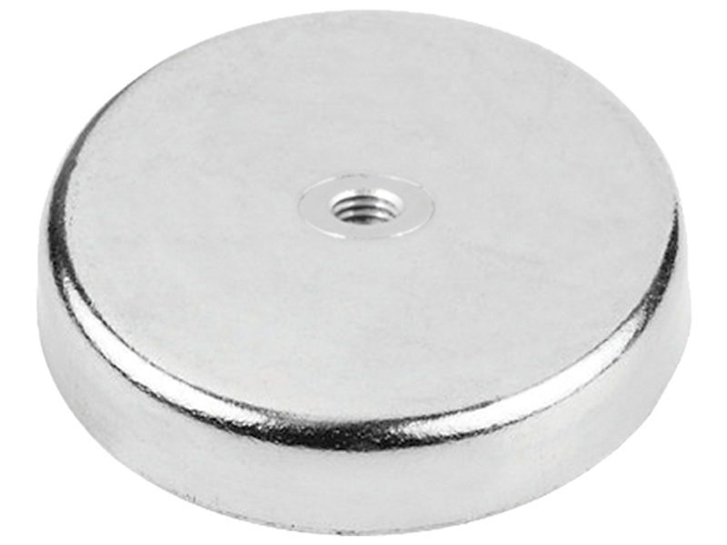 Diesella Pottemagnet ferrit 350N ø63mm/M8