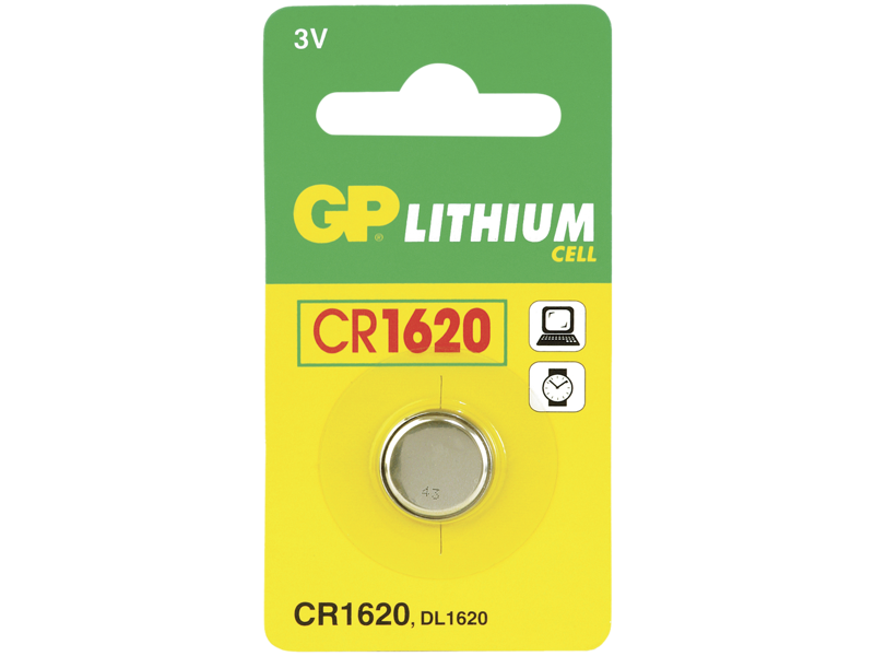 GP Knapbatteri CR 1620 3V