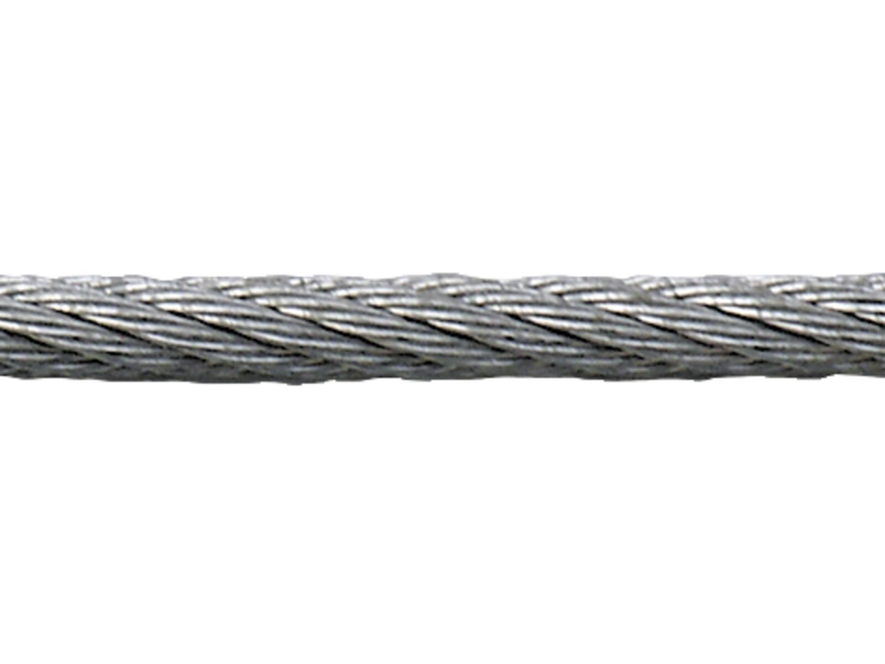 Stålwire galv.kst.6×7+1FC 2mm×110m