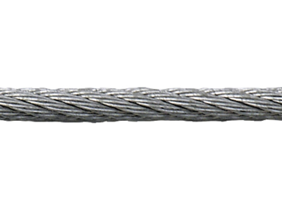 Stålwire galv.kst.6×7+1FC 2mm×110m