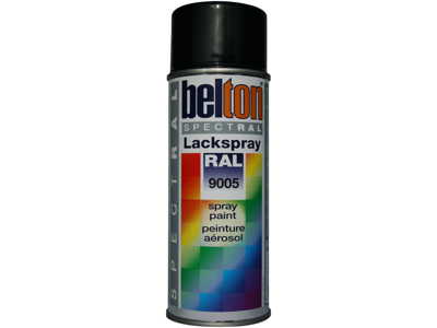 Belton spray 324 mat sort RAL9005
