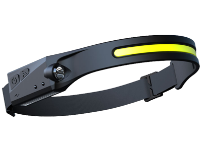 Pandelampe letvægt 60-350 lumen genopladelig