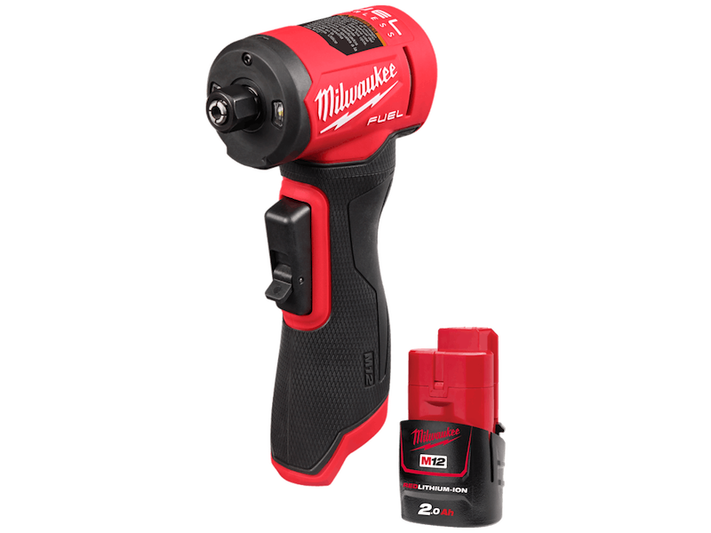 Milwaukee Sampak M12: Lynsliber FDGA-0 + batteri 12V/2Ah B2