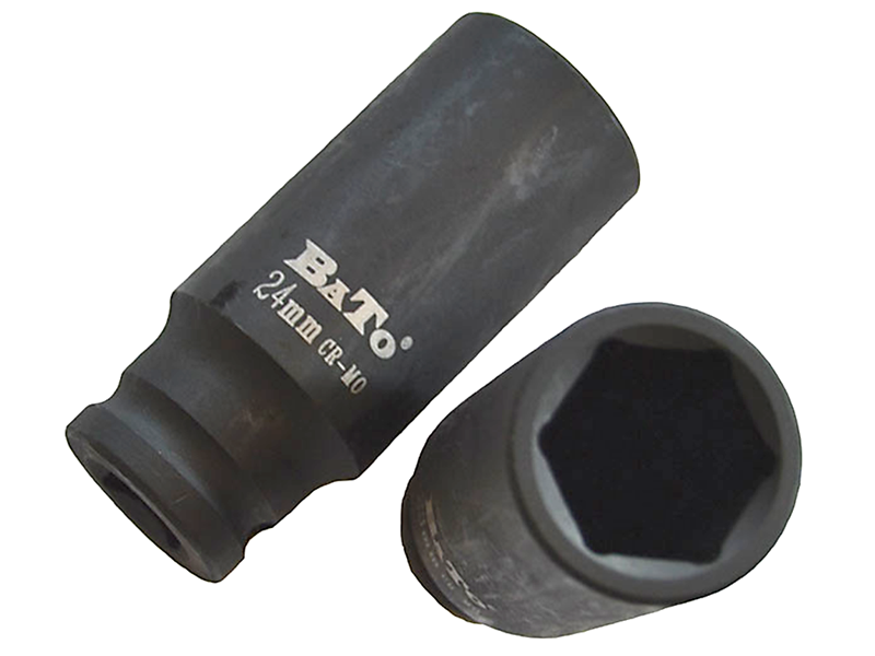 Krafttop lang 1/2" firk. 28 mm 6kt.