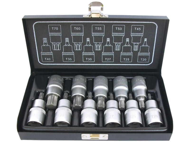 Bato Stifttopsæt 1/2" TX20-TX70 11 dele